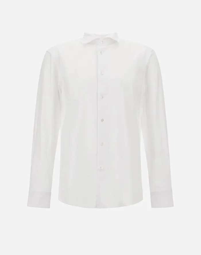 Herno SHIRT MADE OF SPRING ULTRALIGHT SCUBA White Men Shirts