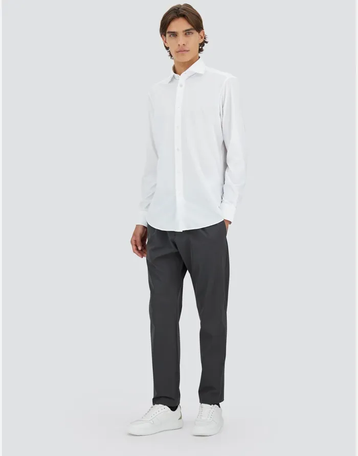 Herno SHIRT MADE OF SPRING ULTRALIGHT SCUBA White Men Shirts