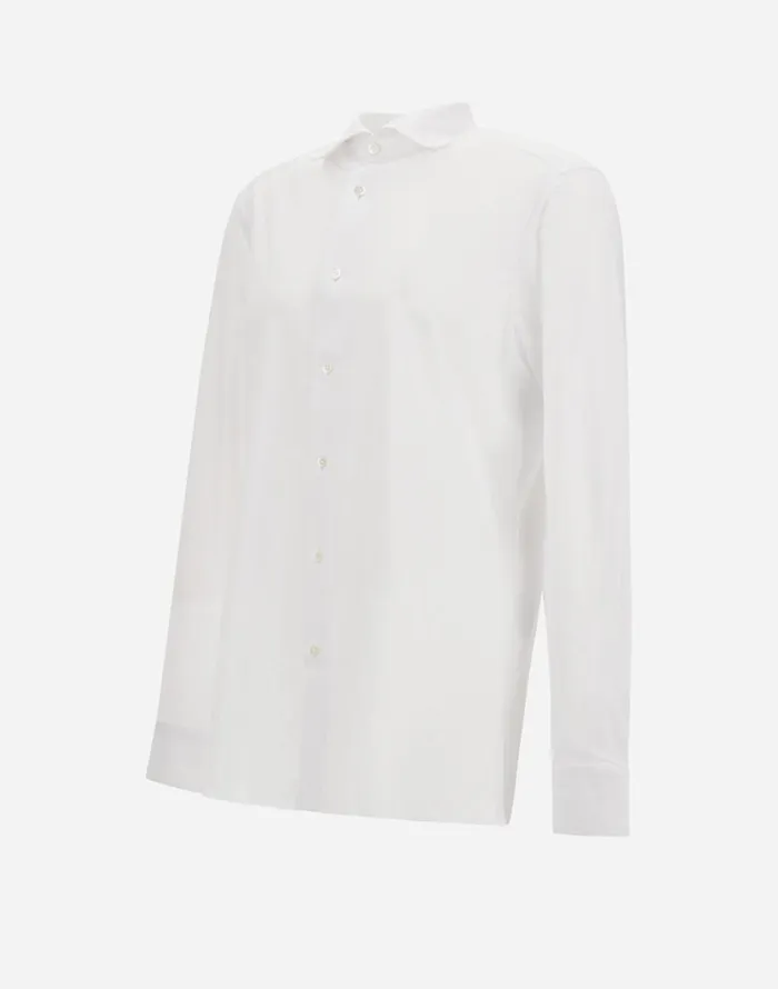 Herno SHIRT MADE OF SPRING ULTRALIGHT SCUBA White Men Shirts