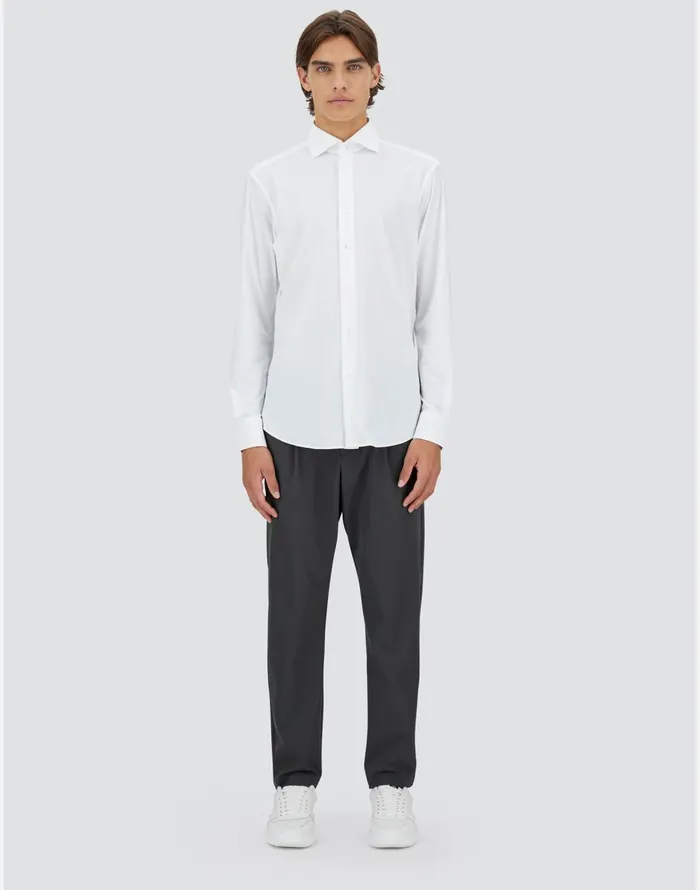 Herno SHIRT MADE OF SPRING ULTRALIGHT SCUBA White Men Shirts