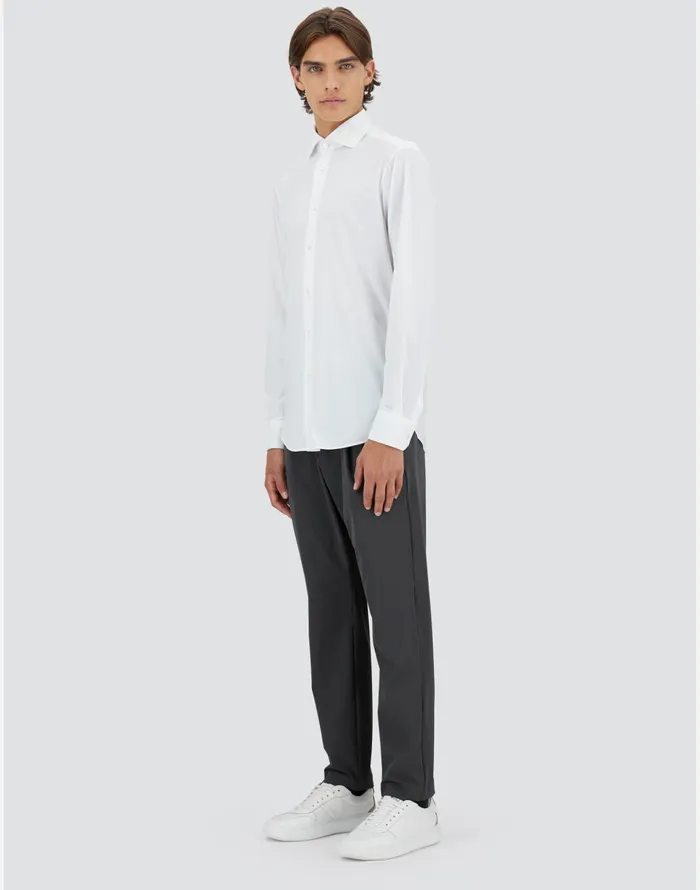 Herno SHIRT MADE OF SPRING ULTRALIGHT SCUBA White Men Shirts