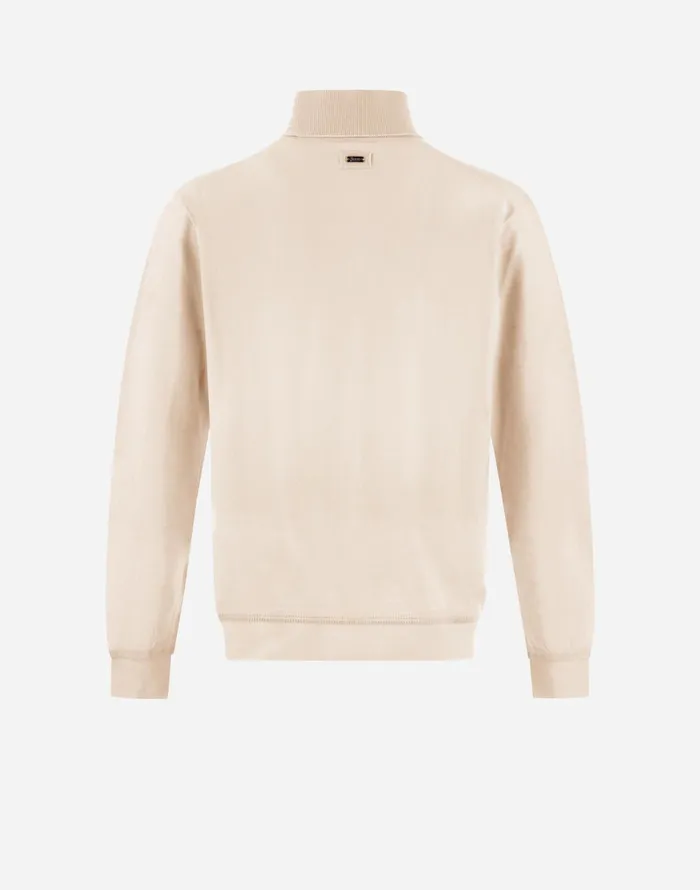 Herno SWEATER IN ENDLESS WOOL Chantilly Men Sweaters and Cardigan