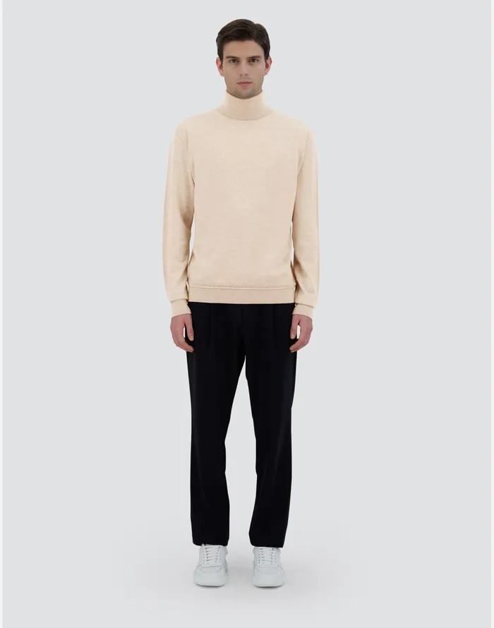 Herno SWEATER IN ENDLESS WOOL Chantilly Men Sweaters and Cardigan