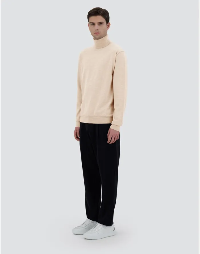 Herno SWEATER IN ENDLESS WOOL Chantilly Men Sweaters and Cardigan