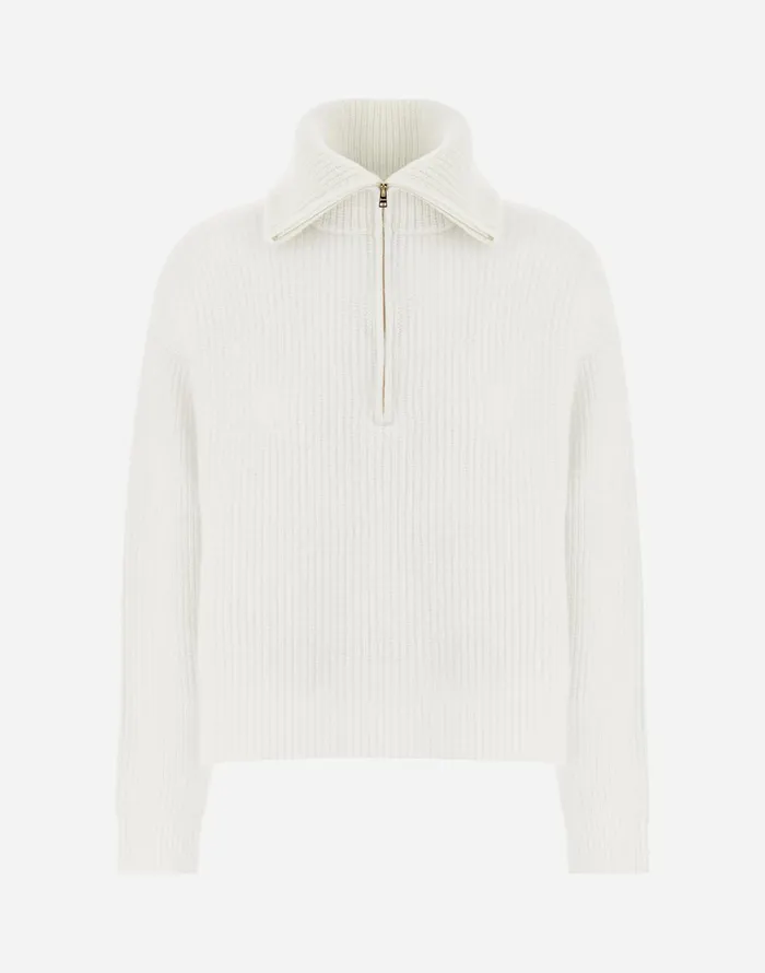 Herno SWEATER IN ETERNITY WOOL White Women Knitwear