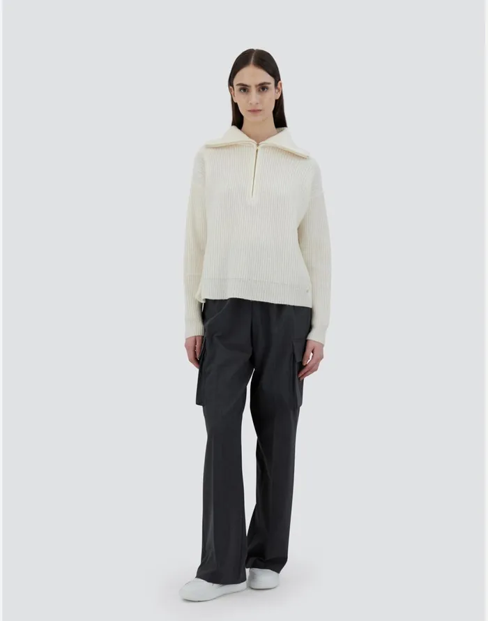 Herno SWEATER IN ETERNITY WOOL White Women Knitwear