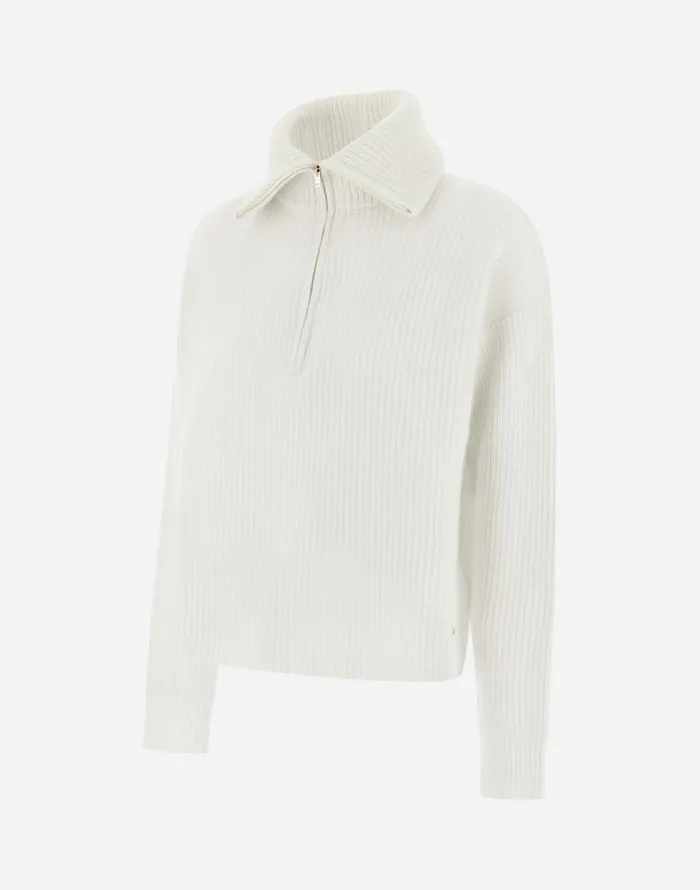 Herno SWEATER IN ETERNITY WOOL White Women Knitwear