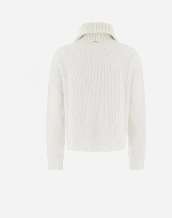 Herno SWEATER IN ETERNITY WOOL White Women Knitwear