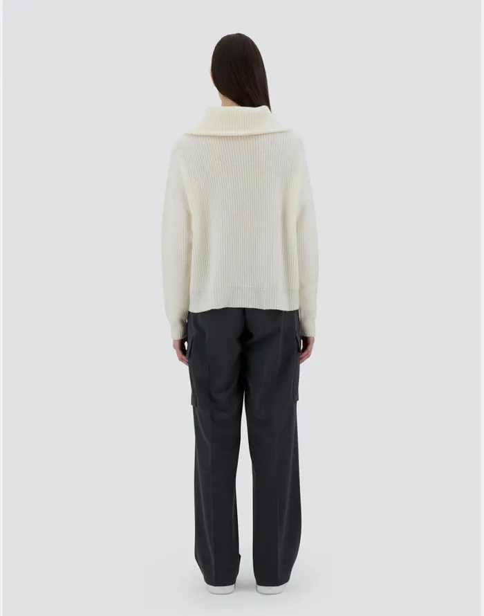 Herno SWEATER IN ETERNITY WOOL White Women Knitwear
