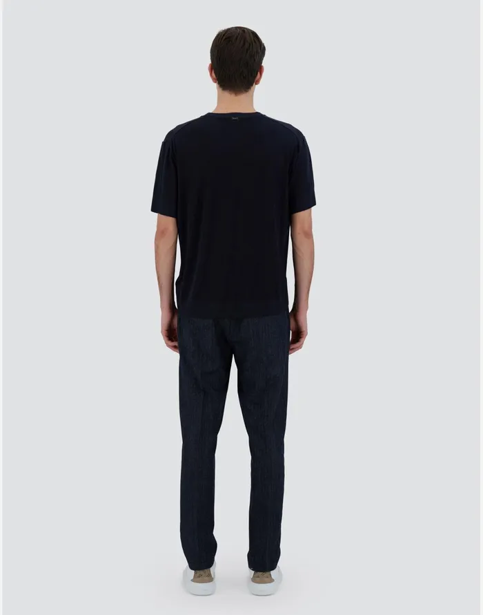 Herno TSHIRT IN FINEWOOL JERSEY Grey Men Tshirts and Polo Shirts