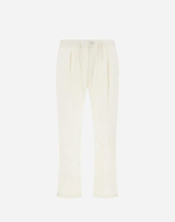 Herno TROUSERS IN ECOAGE White Men Trousers
