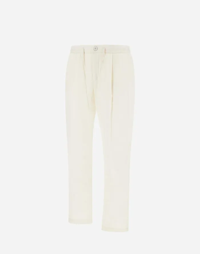 Herno TROUSERS IN ECOAGE White Men Trousers