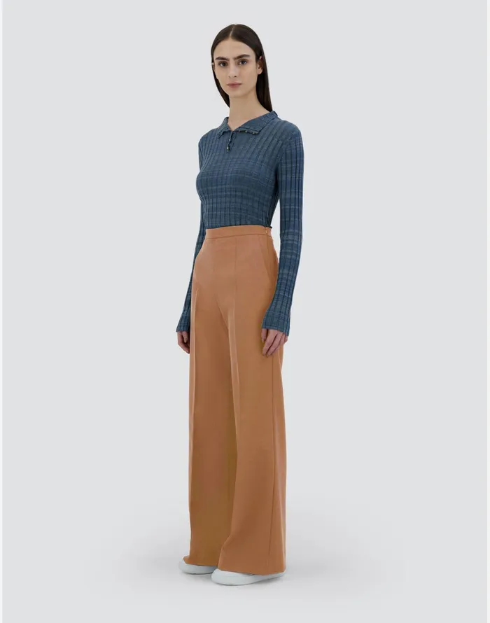Herno TROUSERS IN ESTETHIA Camel Women Trousers