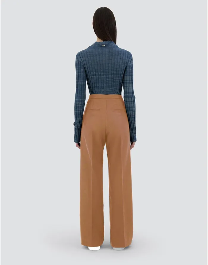Herno TROUSERS IN ESTETHIA Camel Women Trousers