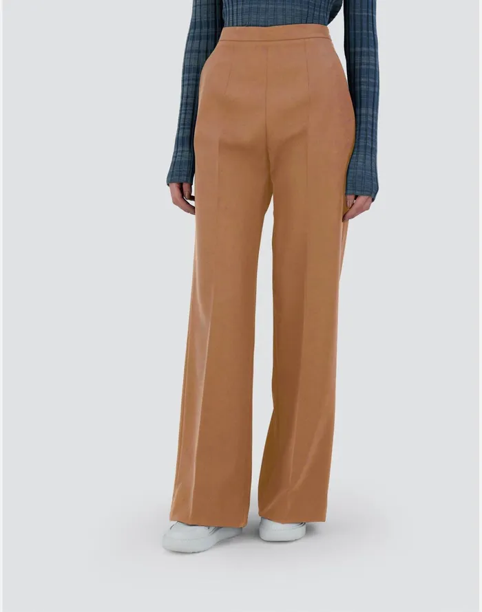 Herno TROUSERS IN ESTETHIA Camel Women Trousers