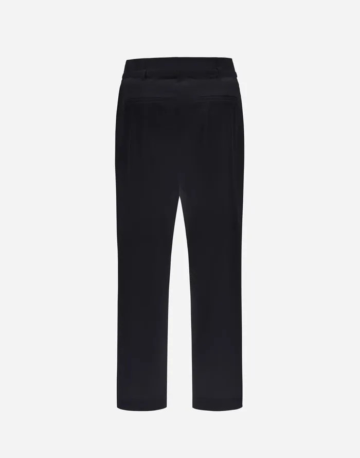 Herno TROUSERS IN STRUCTURED NYLON Black Women Trousers