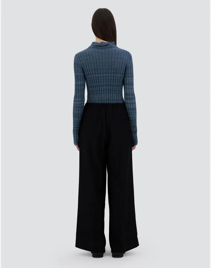 Herno TROUSERS IN WINTER TOUCH Black Women Trousers