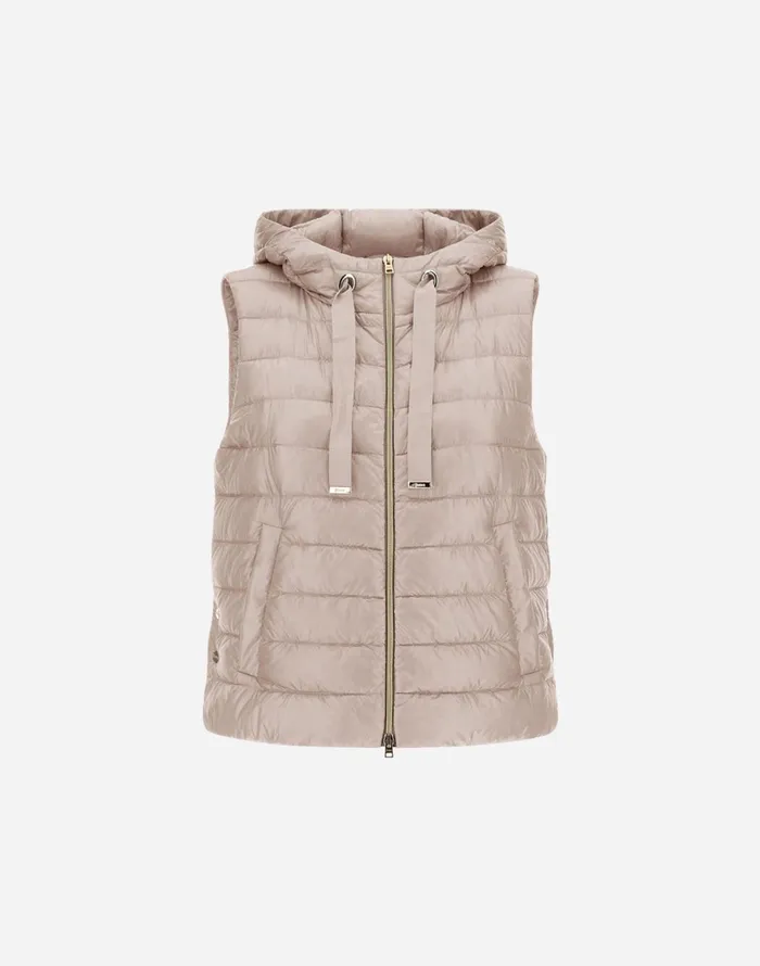 Herno VEST IN NYLON ULTRALIGHT AND MONOGRAM Chantilly Women Vests