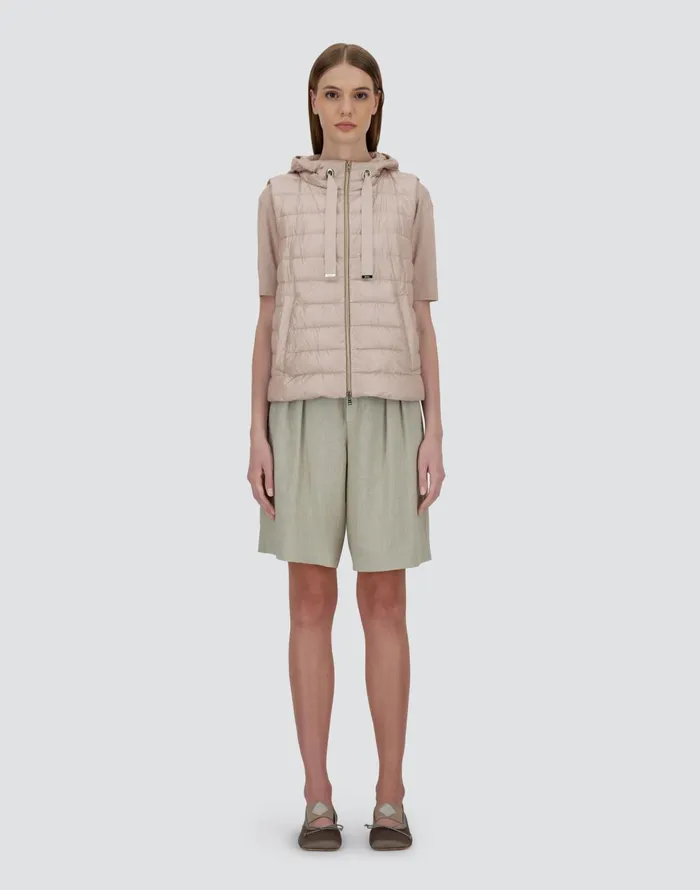 Herno VEST IN NYLON ULTRALIGHT AND MONOGRAM Chantilly Women Vests