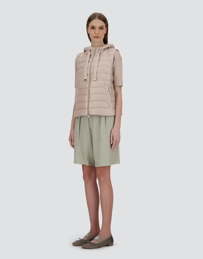 Herno VEST IN NYLON ULTRALIGHT AND MONOGRAM Chantilly Women Vests