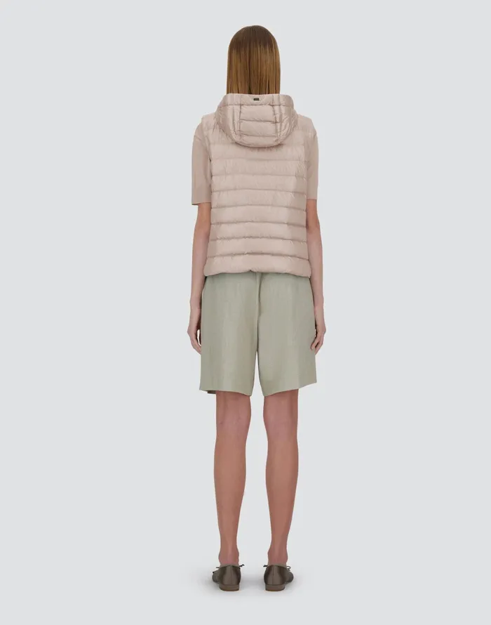 Herno VEST IN NYLON ULTRALIGHT AND MONOGRAM Chantilly Women Vests