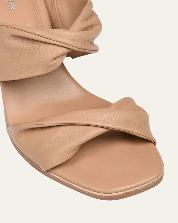 HIGH HEELS Caylie high heel sandals beige leather 8211 jomercer Women
