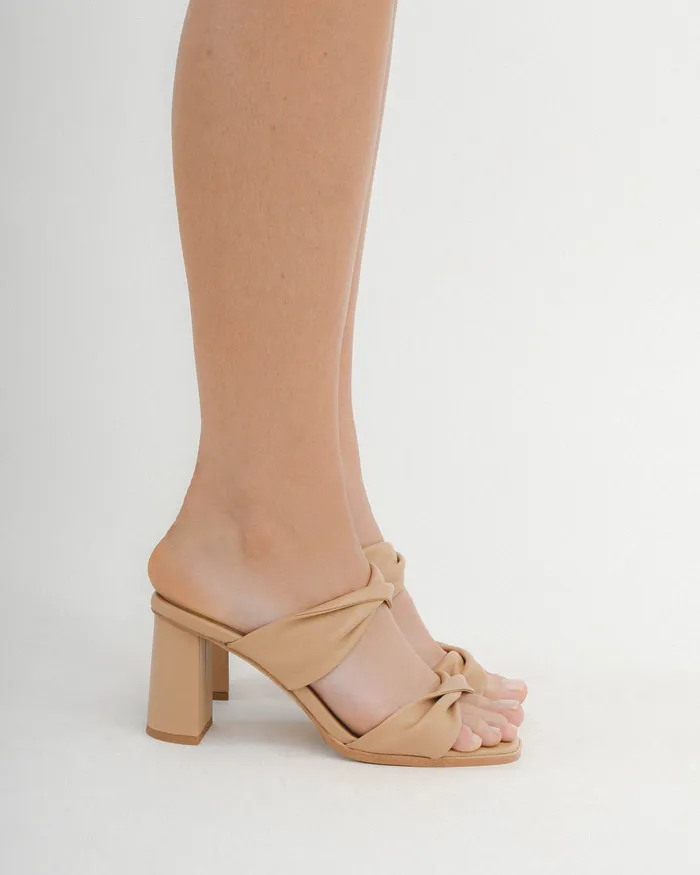 HIGH HEELS Caylie high heel sandals beige leather 8211 jomercer Women