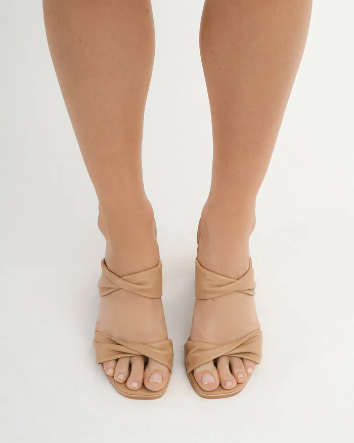HIGH HEELS Caylie high heel sandals beige leather 8211 jomercer Women