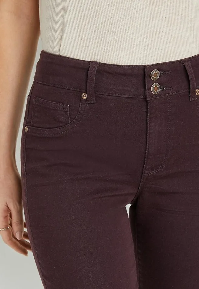 High Rise Double Button Jegging Made With RepreveandReg Women Maurices Jeans