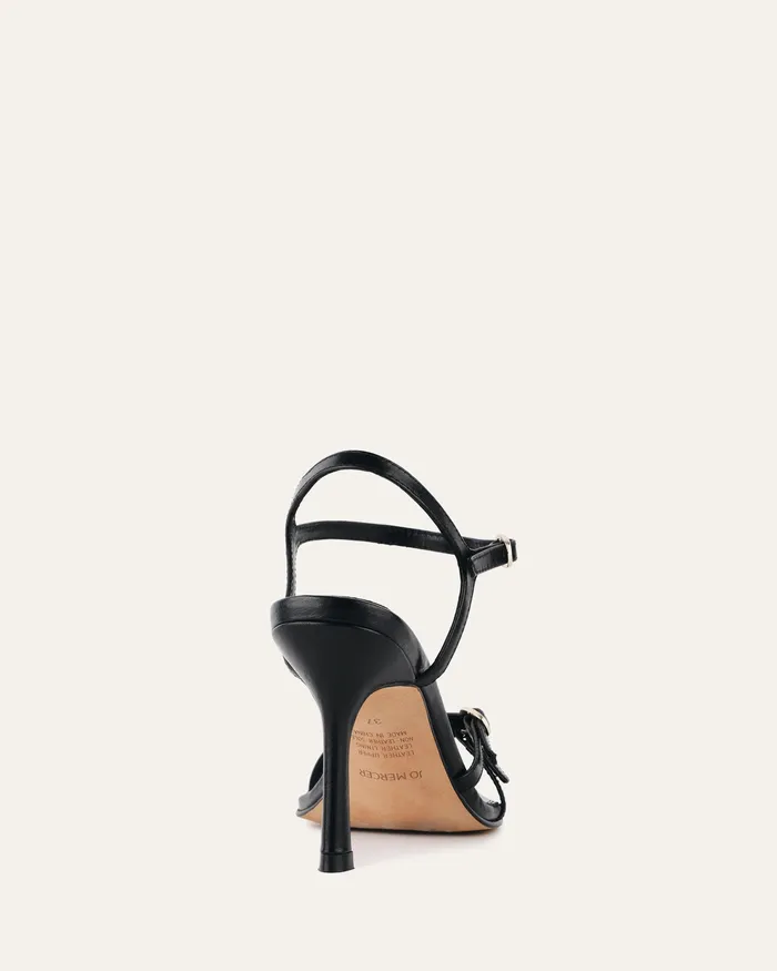 HIGH SANDALS Romy high heels black leather 8211 jomercer Women HIGH SANDALS Romy high heels black leather 8211 jomercer Women