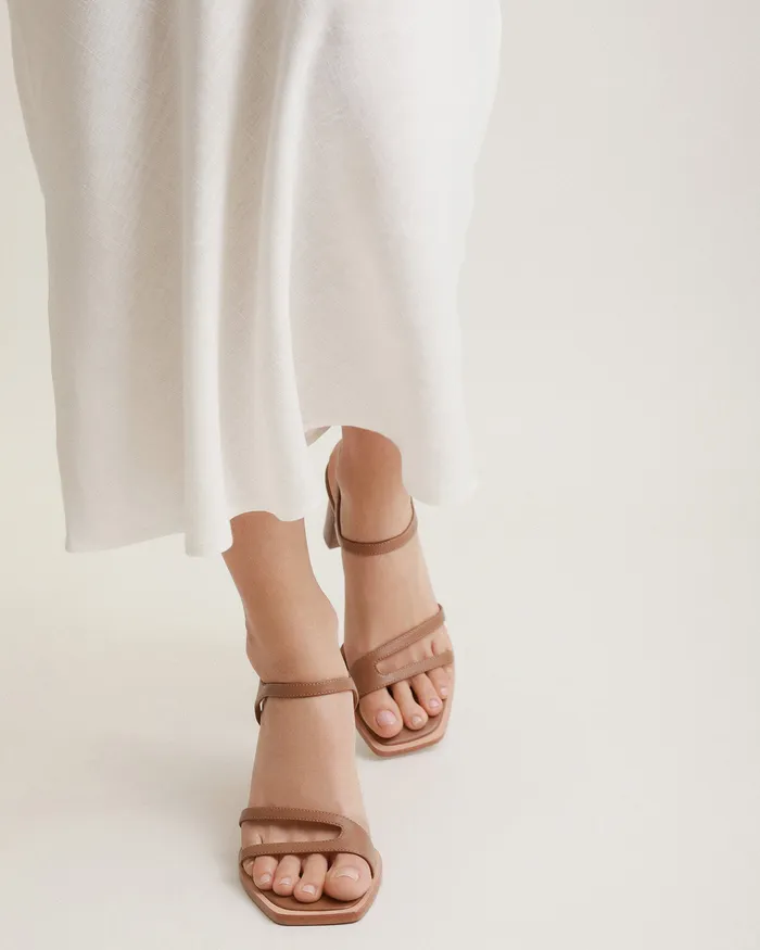 HIGH SANDALS Women jomercer Casey high heel sandal tan leather HIGH SANDALS Women jomercer Casey high heel sandal tan leather