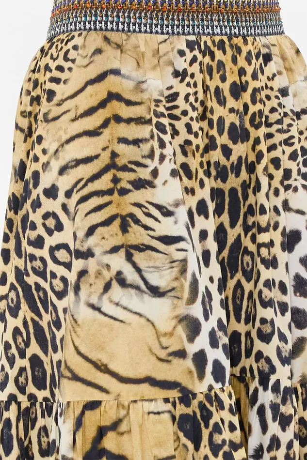 HIGH WAISTED TIERED SKIRT JAGUAR Jaguar Womens Camilla Skirts