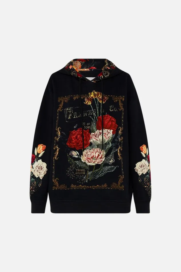 HOODY WITH POCKETS 8211 BLACK MAGIC IN THE MANUSCRIPTS Magic In The Manuscripts Womens Camilla Knitwear