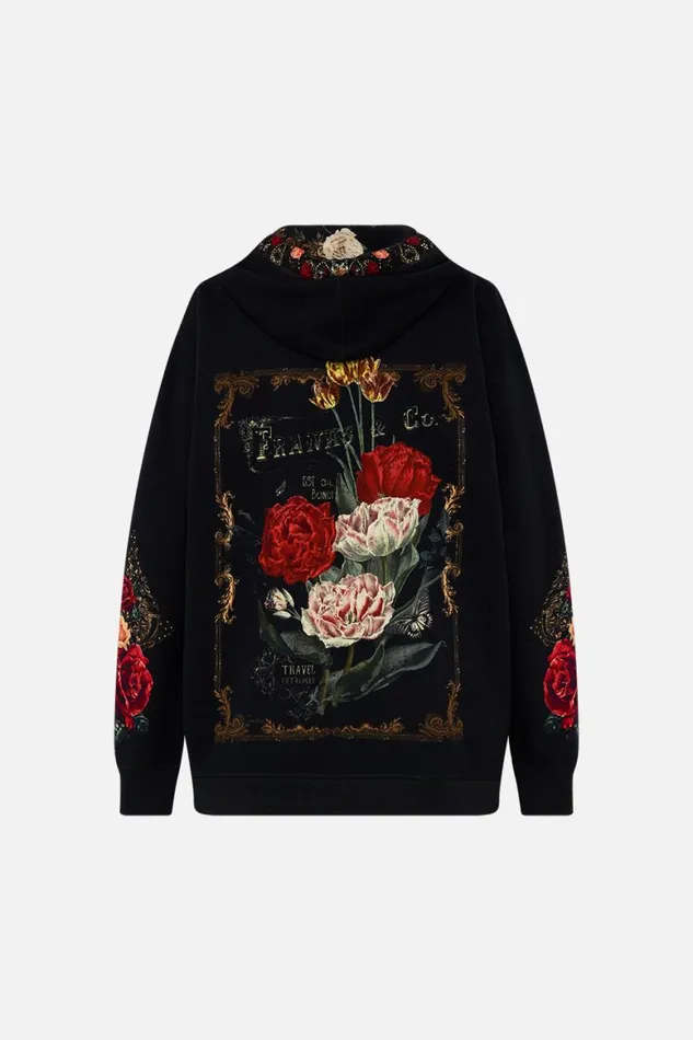 HOODY WITH POCKETS 8211 BLACK MAGIC IN THE MANUSCRIPTS Magic In The Manuscripts Womens Camilla Knitwear