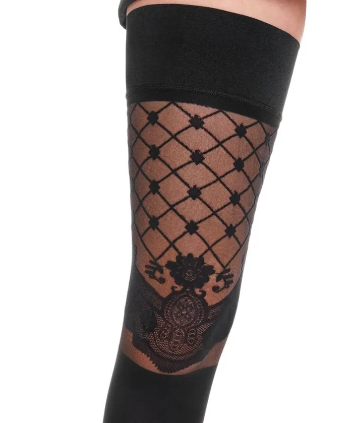Hunkemller 20 Denier HoldUps Opulence 8211 Black Black 8211 Women Hunkemller 20 Denier HoldUps Opulence 8211 Black Black 8211 Women
