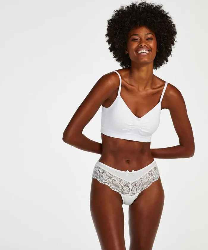 Hunkemller 3pack Brazilian Shorts Valencia 8211 White White 8211 Women
