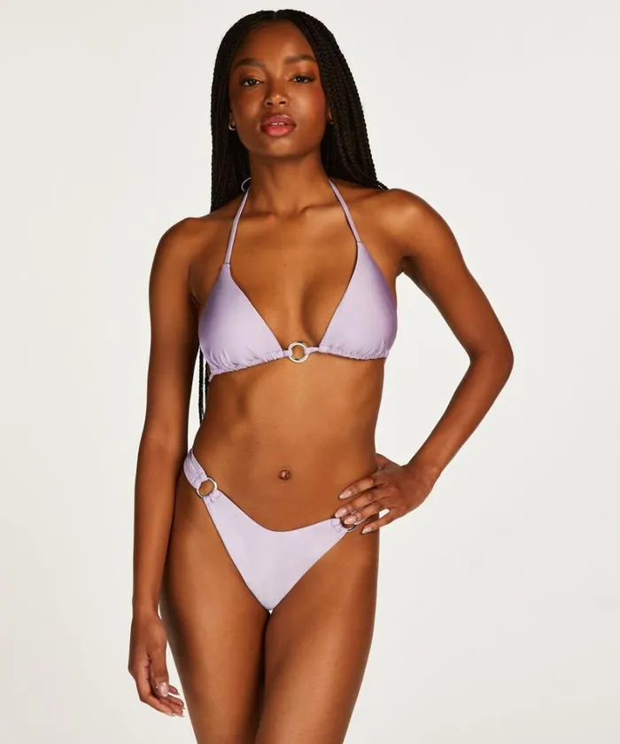 Hunkemller Aruba Triangle Bikini Top 8211 Purple 8211 Women Hunkemller Aruba Triangle Bikini Top 8211 Purple 8211 Women