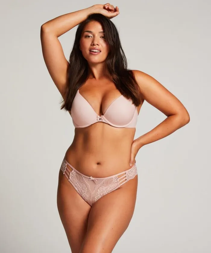 Hunkemller Belle High Leg Brazilian 8211 Pink Pink 8211 Women