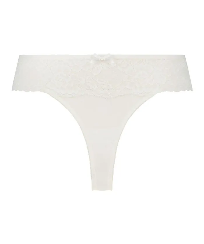 Hunkemller Bianca Boxer Thong 8211 White White 8211 Women