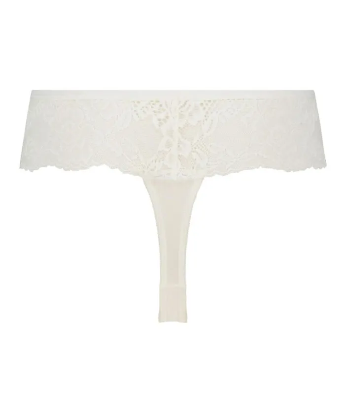 Hunkemller Bianca Boxer Thong 8211 White White 8211 Women