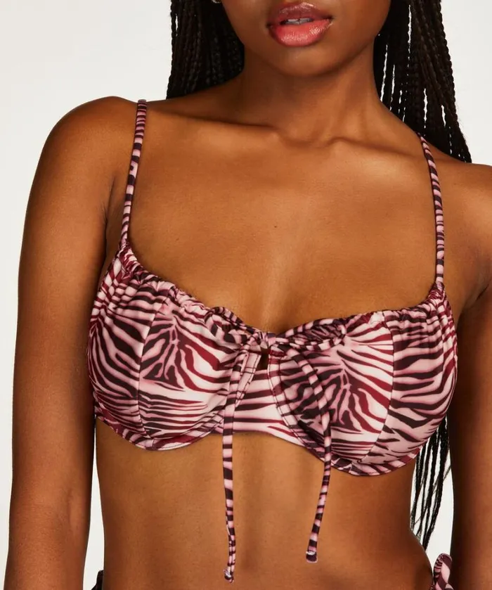 Hunkemller Brazil NonPadded Underwired Bikini Top 8211 Red 8211 Women Hunkemller Brazil NonPadded Underwired Bikini Top 8211 Red 8211 Women