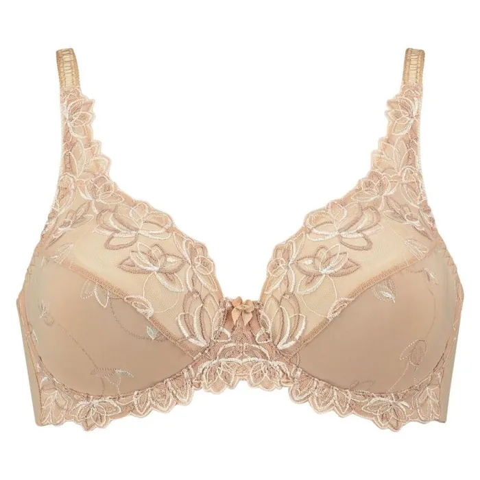 Hunkemller Diva NonPadded Underwired Bra 8211 Beige Beige 8211 Women Hunkemller Diva NonPadded Underwired Bra 8211 Beige Beige 8211 Women