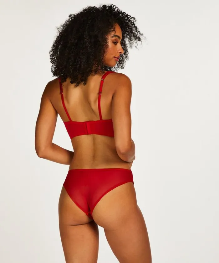 Hunkemller Elissa Padded Longline Underwired Bra 8211 Red 8211 Women Hunkemller Elissa Padded Longline Underwired Bra 8211 Red 8211 Women