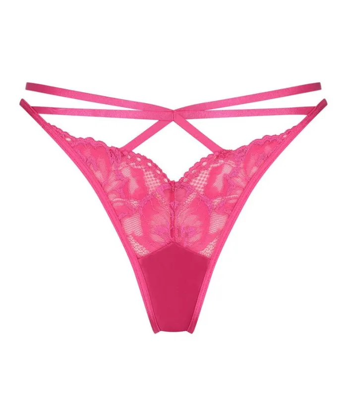Hunkemller Ellie High Leg Thong 8211 Pink Pink 8211 Women Hunkemller Ellie High Leg Thong 8211 Pink Pink 8211 Women