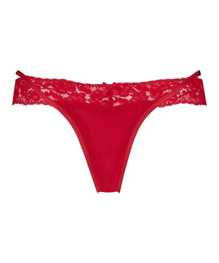 Hunkemller Elliena Extra Low V Thong 8211 Red Red 8211 Women