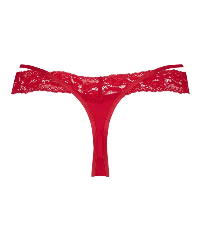 Hunkemller Elliena Extra Low V Thong 8211 Red Red 8211 Women