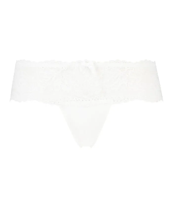 Hunkemller Florence Thong Boxers 8211 White White 8211 Women