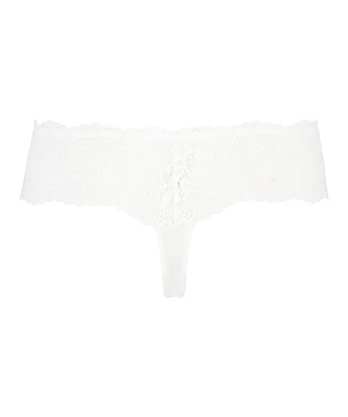 Hunkemller Florence Thong Boxers 8211 White White 8211 Women
