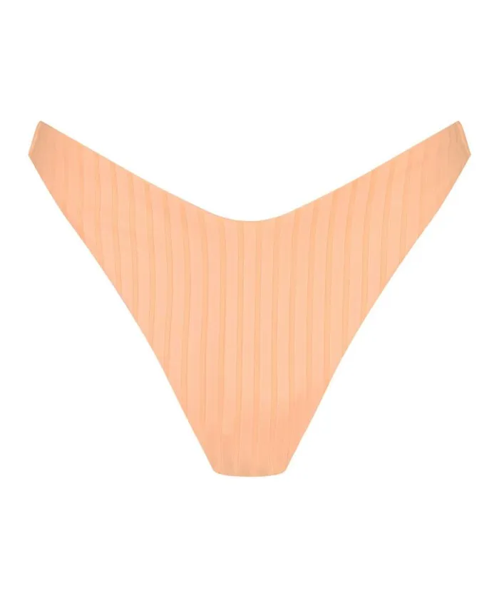 Hunkemller Gili Rib High Leg Bikini Bottoms 8211 Orange Orange 8211 Women Hunkemller Gili Rib High Leg Bikini Bottoms 8211 Orange Orange 8211 Women
