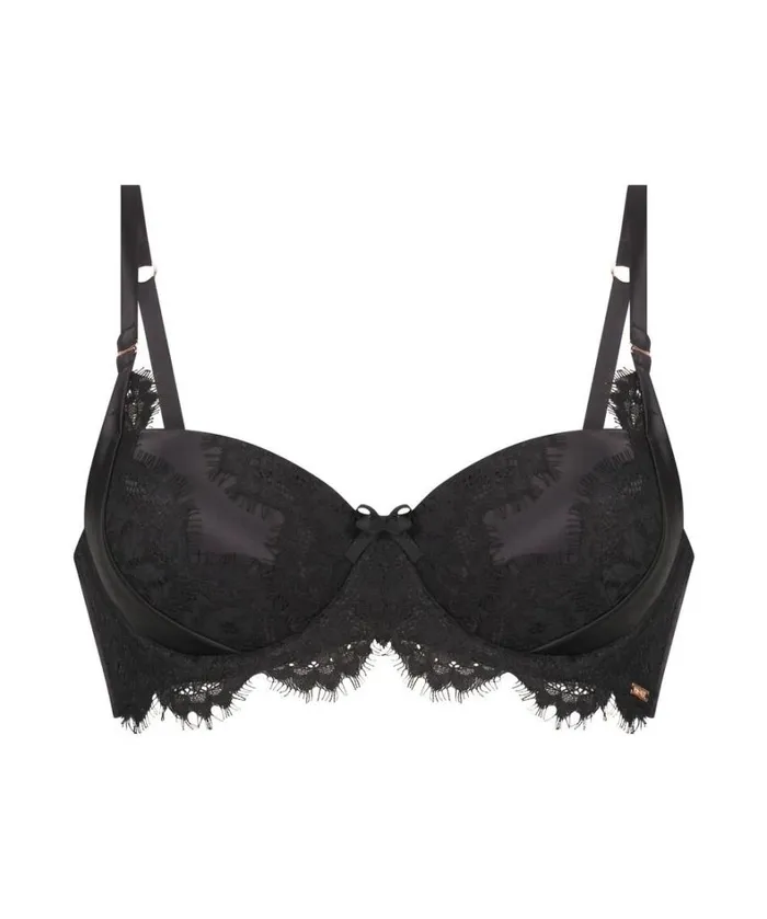 Hunkemller Hannako Padded Underwired Bra 8211 Black Black 8211 Women Hunkemller Hannako Padded Underwired Bra 8211 Black Black 8211 Women